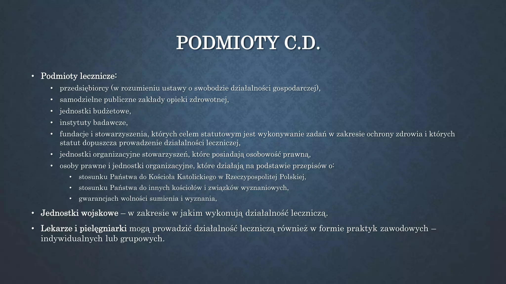 System ochrony zdrowia w polsce ok. 1 | PPTX | Health Insurance | Insurance