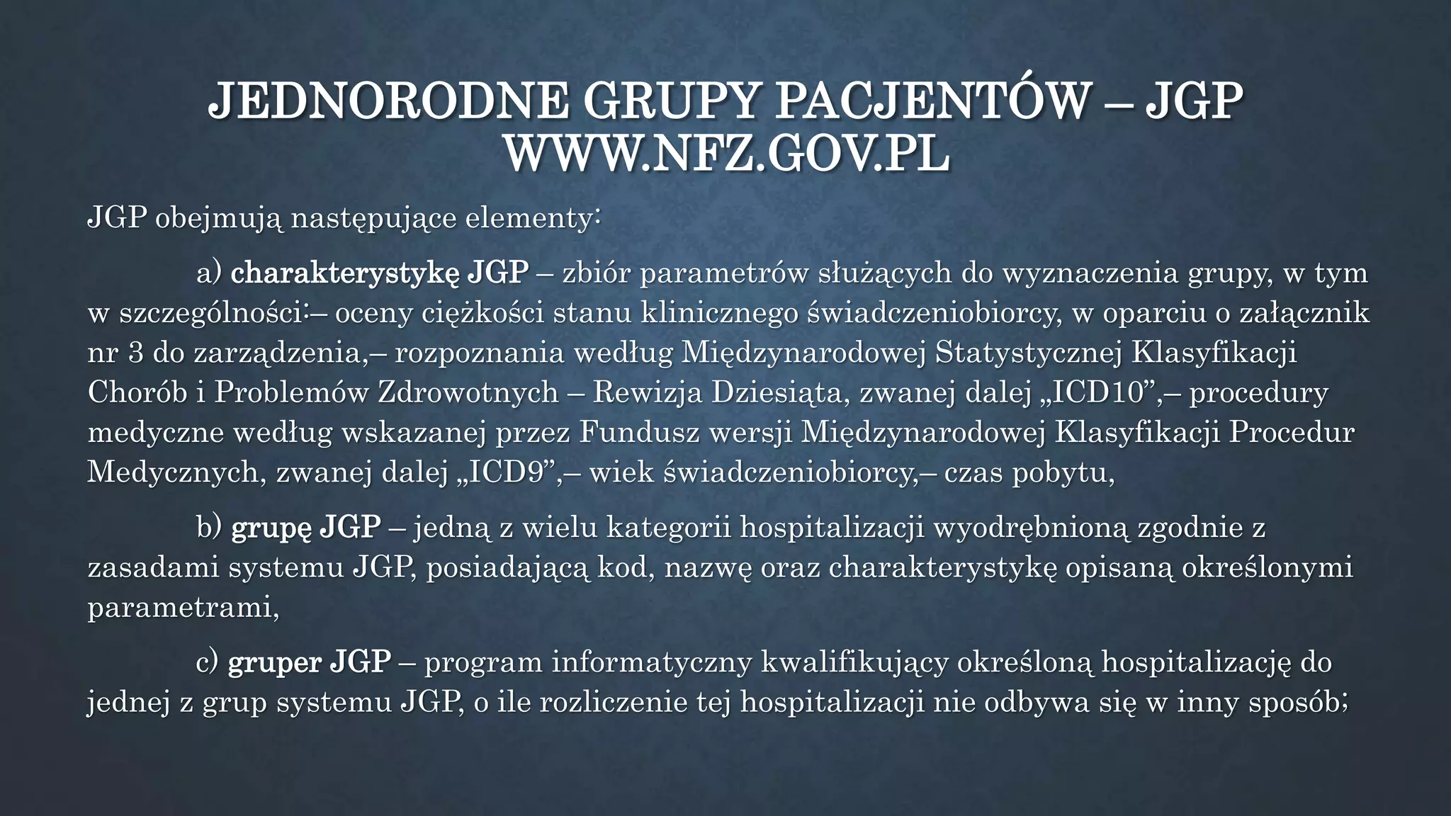 System ochrony zdrowia w polsce ok. 1 | PPTX