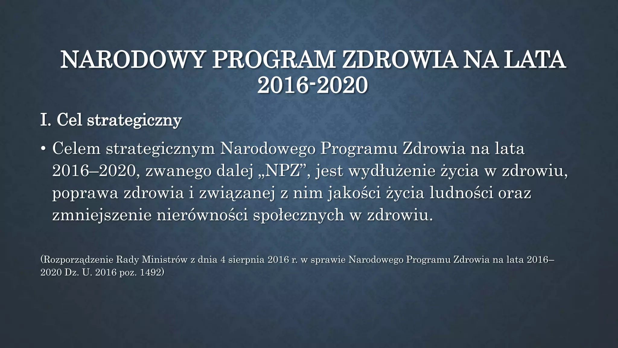 System ochrony zdrowia w polsce ok. 1 | PPTX