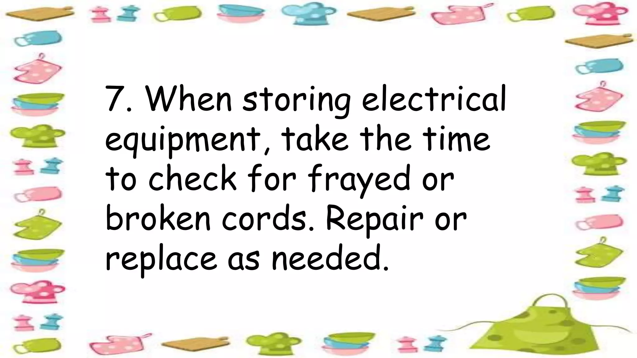 System of identifying non functional tools and equipment PPT
