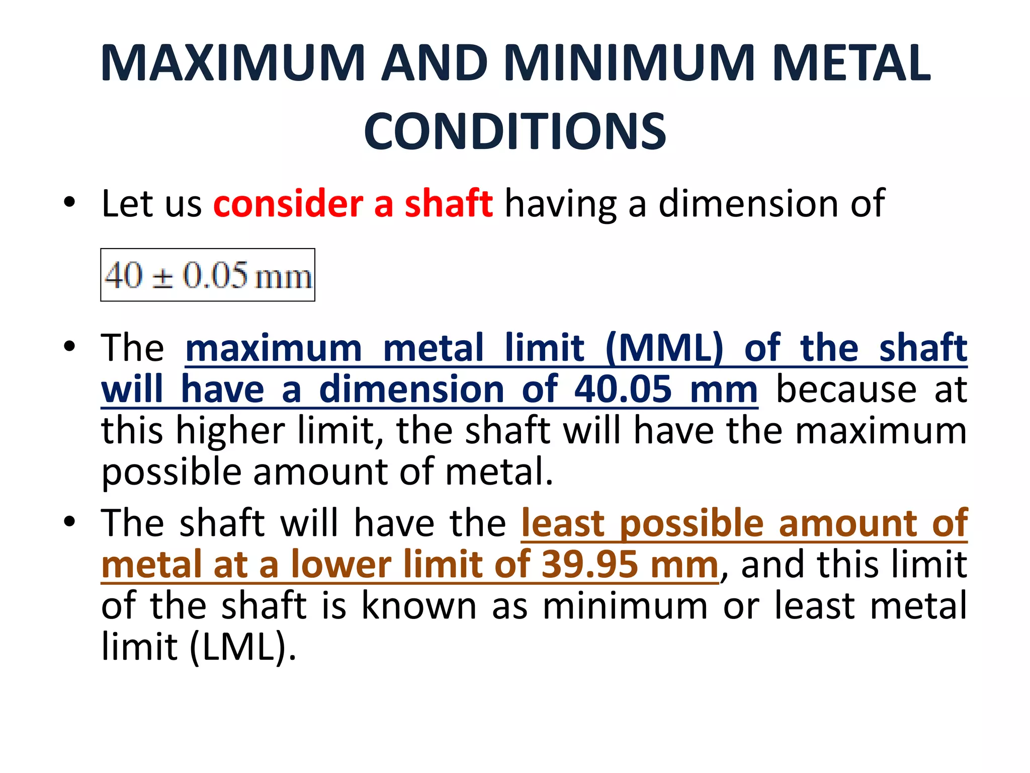 System of Limits, Fits, Tolerance and Gauging | PPTX