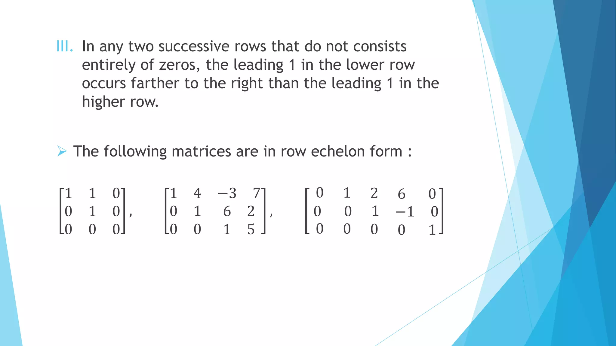 system linear equations and matrices | PPTX | Physics | Science
