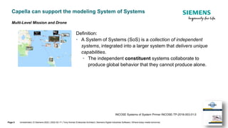 System of systems modeling with Capella