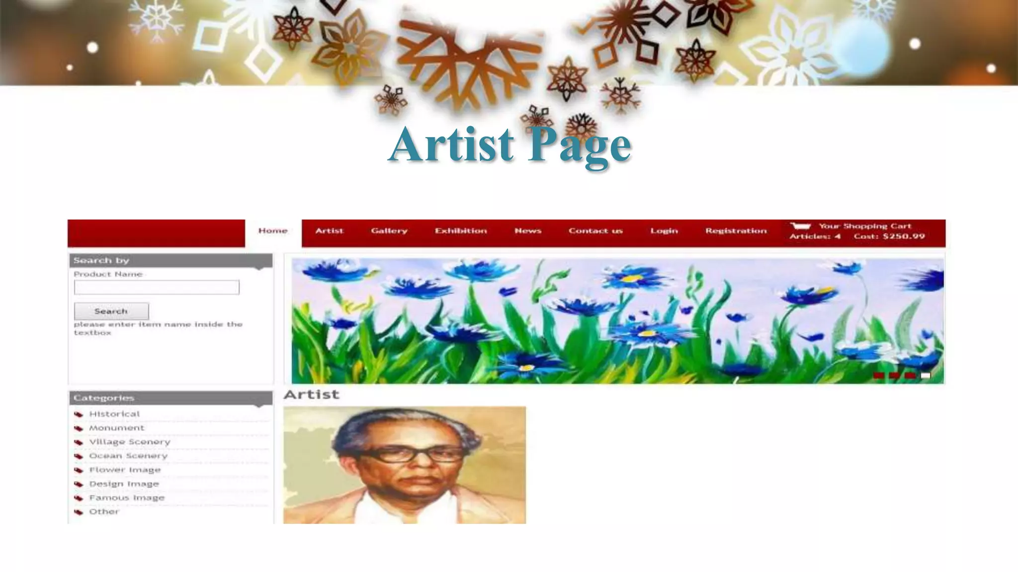 Artist Page