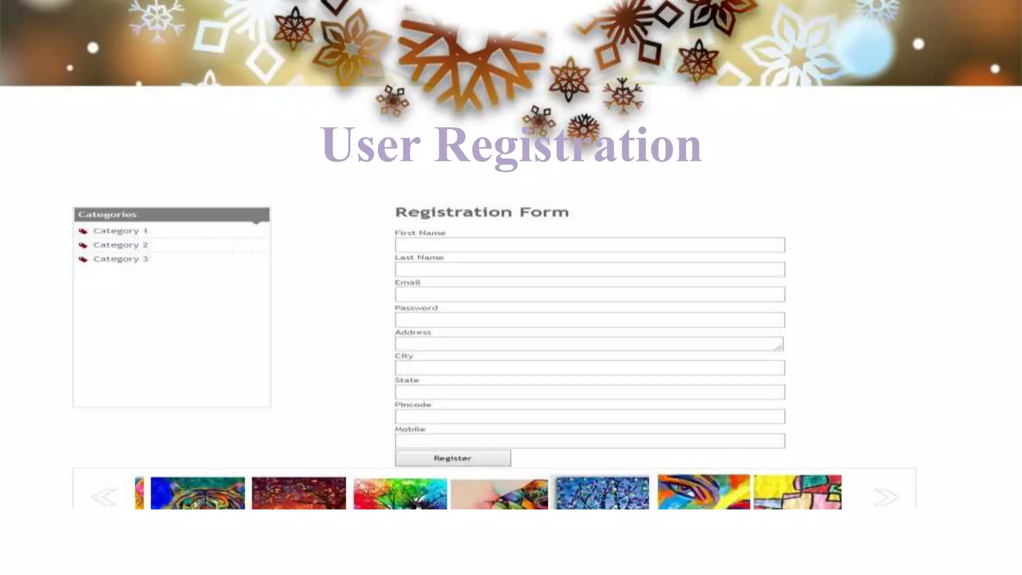 User Registration