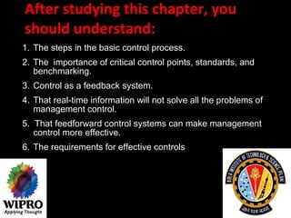 System & process 0 f contrilling (chpt 18) | PPT