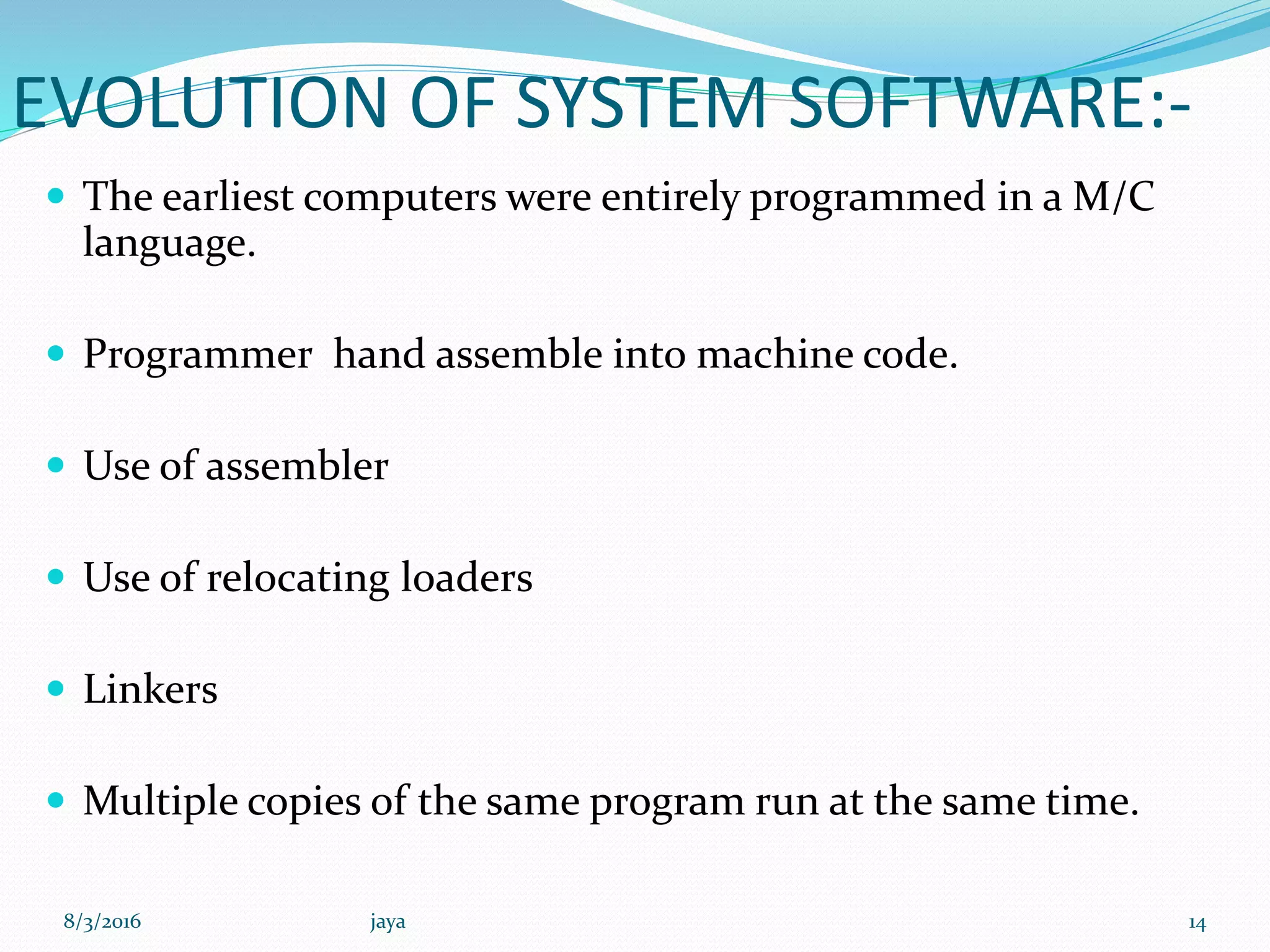 System programming | PPTX | Operating Systems | Computer Software and ...