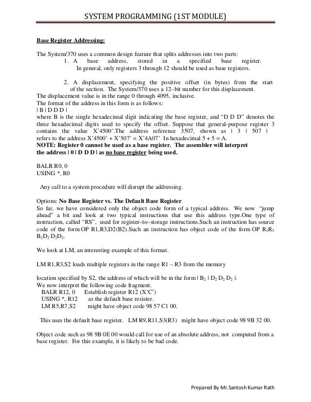 system programming note dd form 370