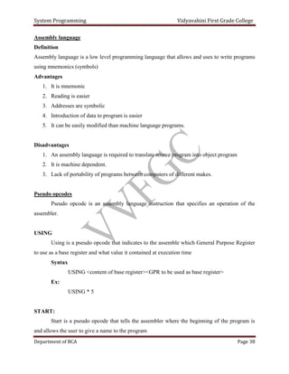 System Programming VV Notes.pdf