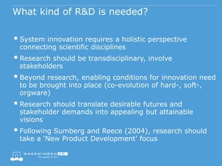 System redesign in animal production: Dutch experiences and broader relevance