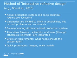 System redesign in animal production: Dutch experiences and broader relevance