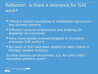 System redesign in animal production: Dutch experiences and broader relevance