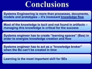 Systems engineering in the light of knowledge management | PPT