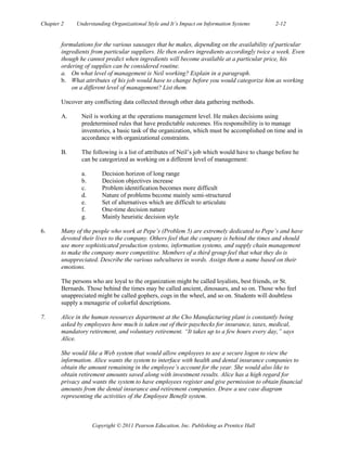 Systems Analysis and Design 8th Edition Kendall Solutions Manual | PDF