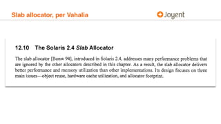 Slab allocator, per Vahalia
 