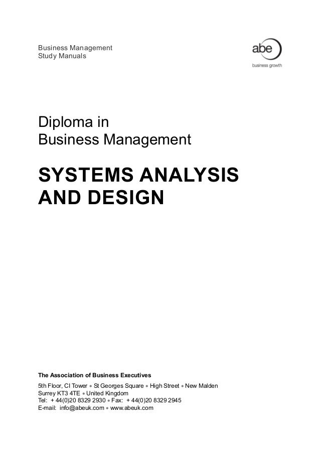 Business analysis and design essay