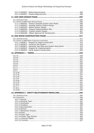 Systems Analysis And Design Methodology And Supporting Processes | PDF