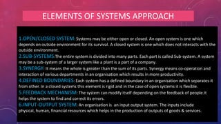 Systems approach | PPTX