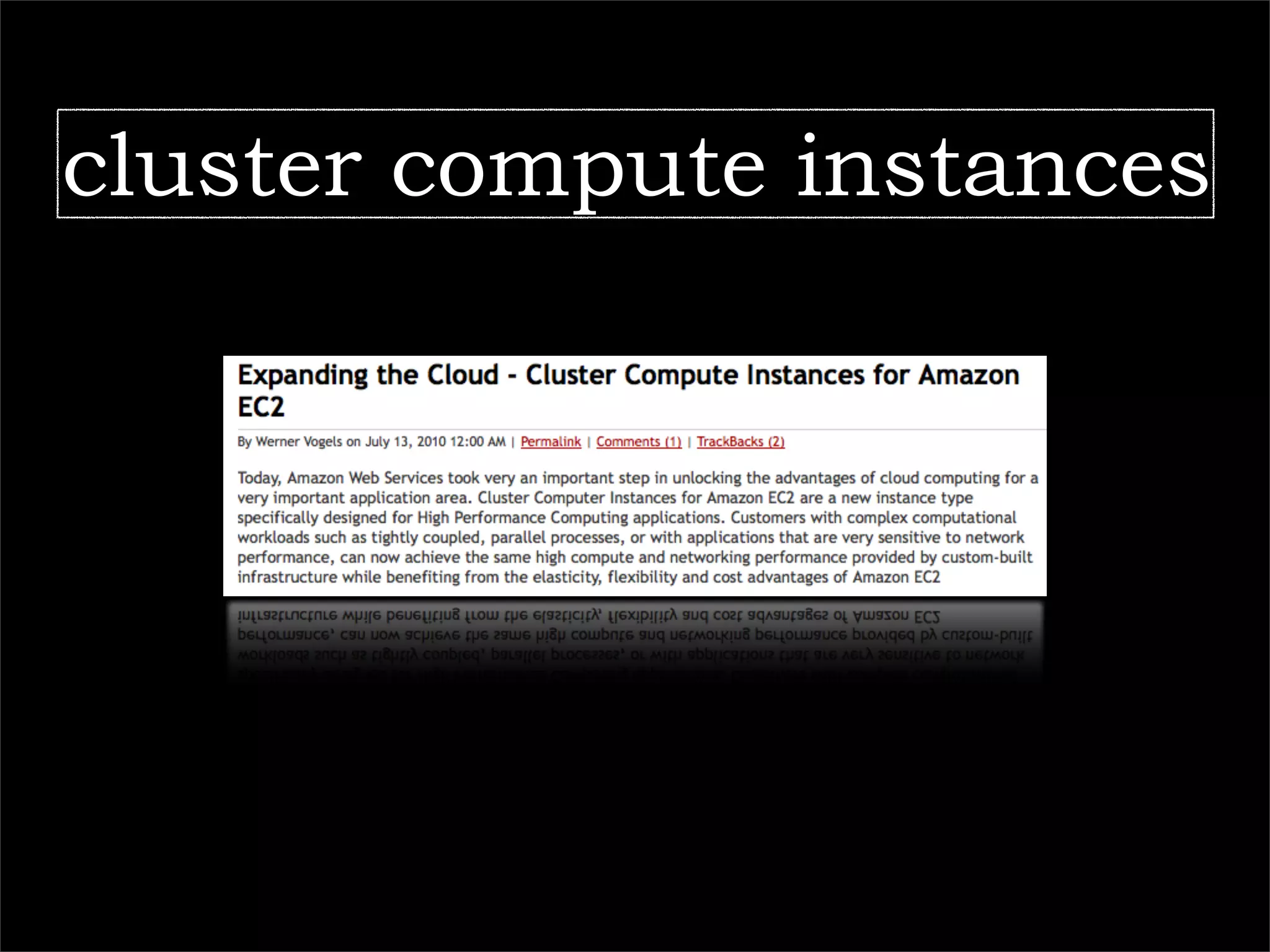 cluster compute instances


          text
 