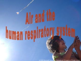 Air and the  human respiratory system © 2009 Marshall Cavendish International (Singapore) Private Limited 