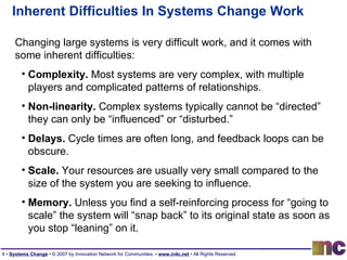 Systems Change Work | PPT