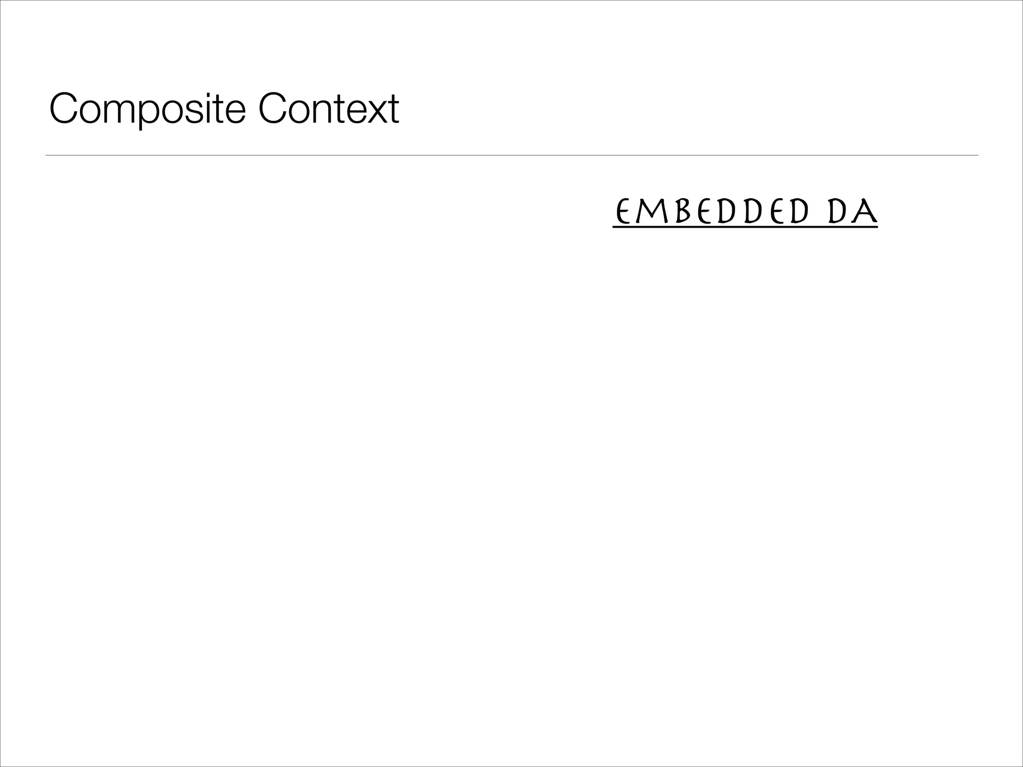 Composite Context Embedded DA 