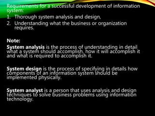 Systems development cycle | PPTX