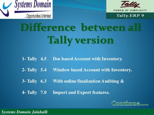 tally 5.4 setup tally 5.4 setup
