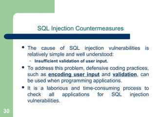 Countermeasures For Code Injection System Security.ppt sq injectio attack, common attack in web base ...