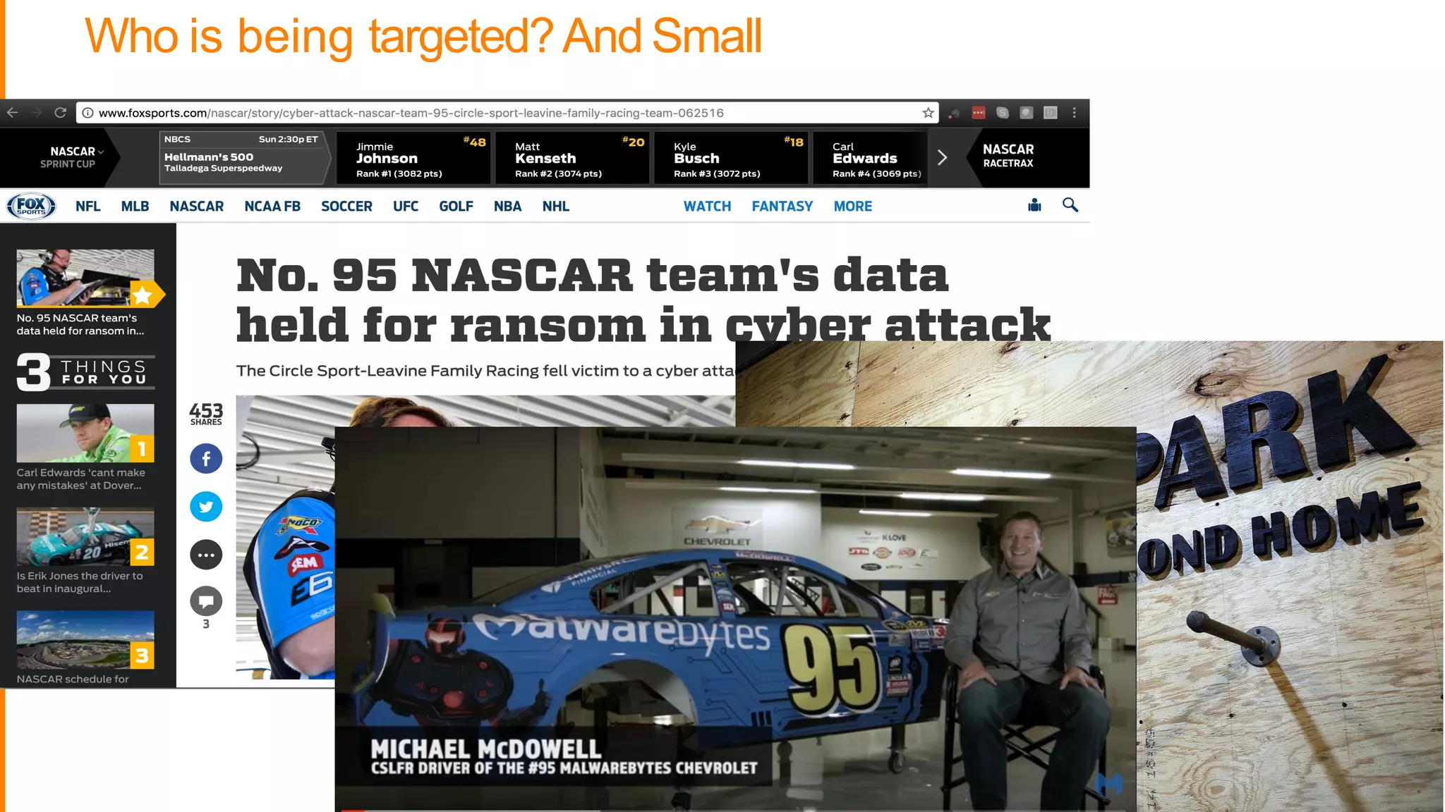 Who is being targeted?And Small
 