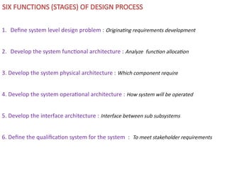 overview on system engineering: applications | PPTX