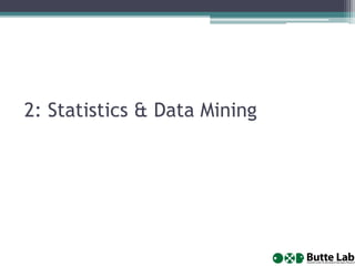 2: Statistics & Data Mining
 