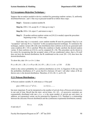 System simulation & modeling notes[sjbit] | PDF