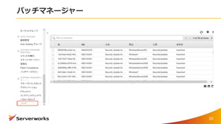 パッチマネージャー
30
 