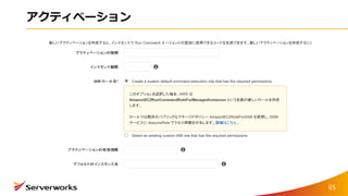 アクティベーション
65
 