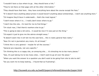 h,p://ausweb.scu.edu.au/aw05/papers/refereed/alexander/paper.html   74

                                                                         74
 