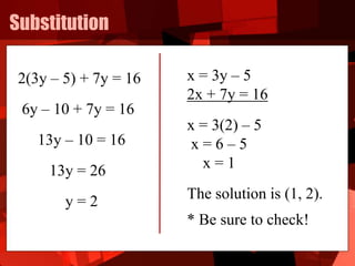 Systems Of Equations Alg1