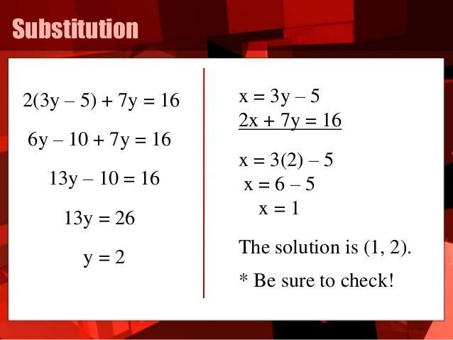 Systems Of Equations Alg1 Systems Of Equations Alg1