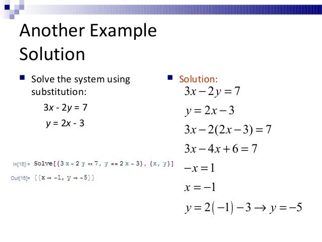 Systems Of Equations And Matricies
