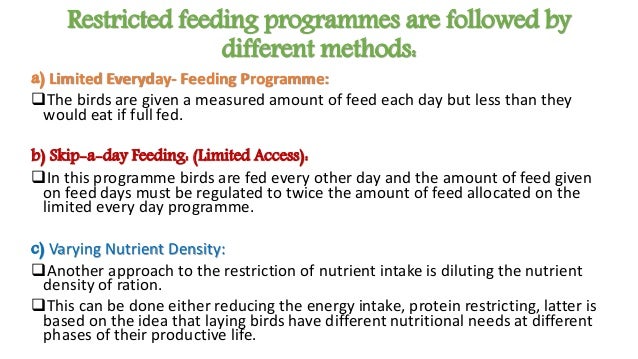 Ad Libitum Feeding Medical Definition