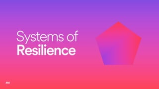 Systemsof
Resilience
 