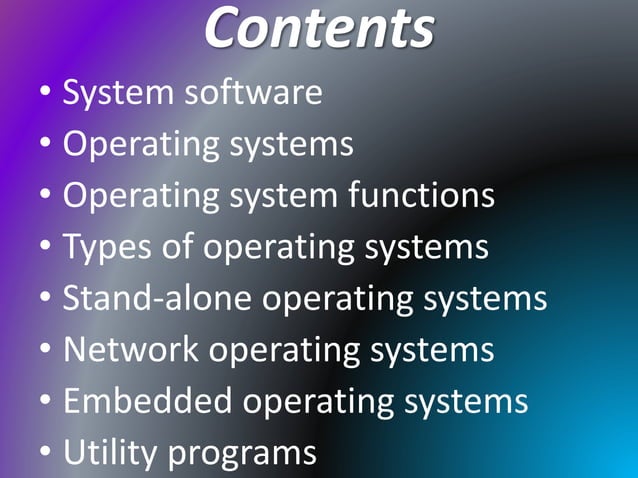 System software | PPT