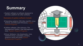 System Software Presentation | PPTX
