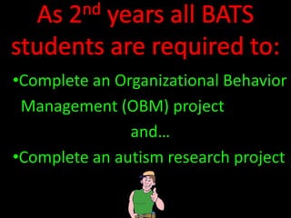 The Need for SupervisionAs degenerate MA students, we all need a little extra incentive to:Complete our long term projects on time 