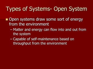 Systems Theory Lecture | PPT