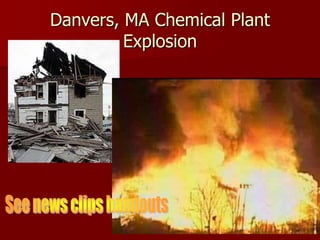 Danvers, MA Chemical Plant
         Explosion
 
