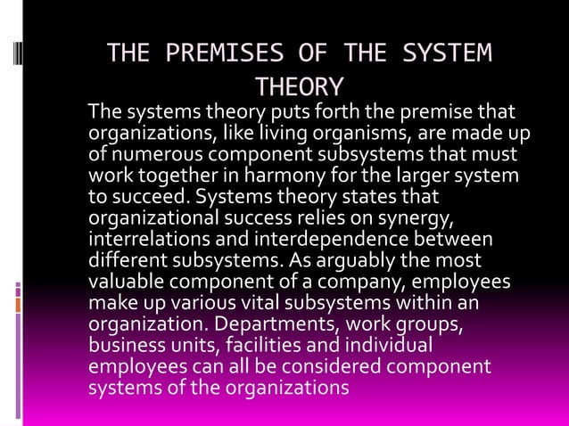 History Of Systems Theory : A Brief History of Systems Thinking – RCBE