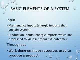 Systems theory | PPTX