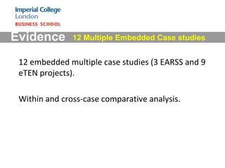 Multiple Embedded Case Study Systems thinking in innovation project management | PPTX