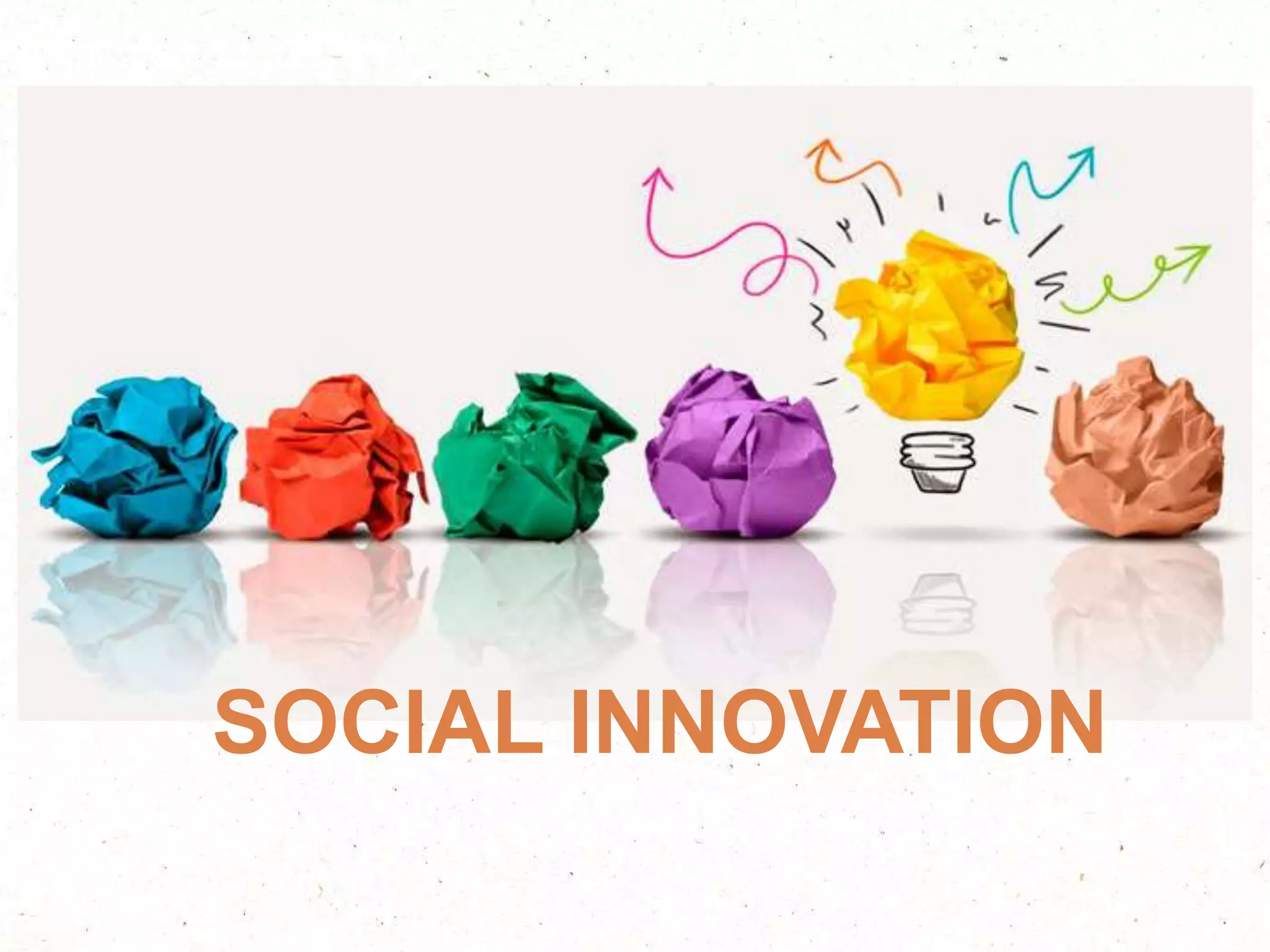 SOCIAL INNOVATION
 